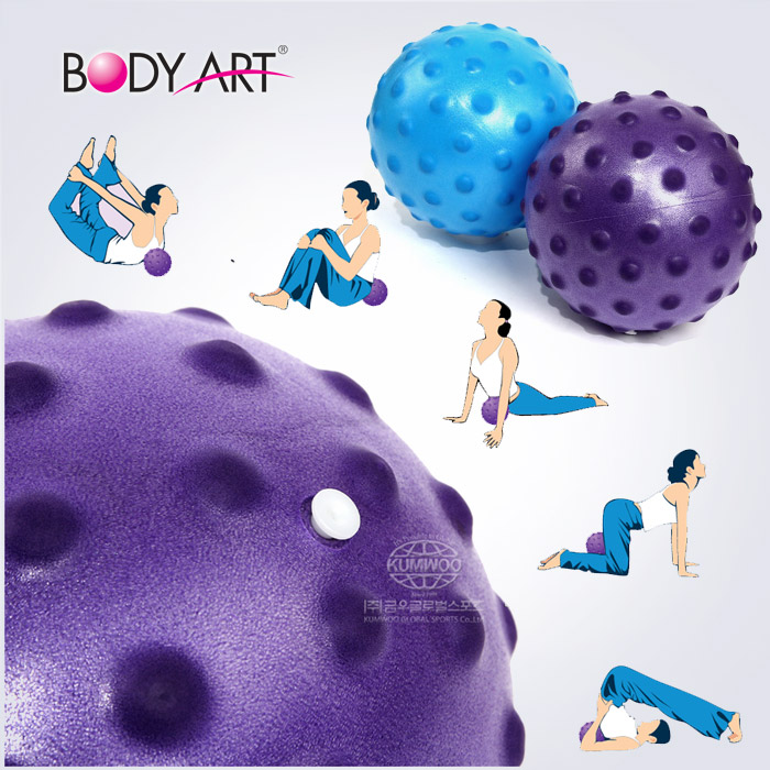 스포리지 대만산 명품피트니스 미니 마사지형 토닝볼 소형짐볼 20Cm (대만산으로 품질이 좋아요)
