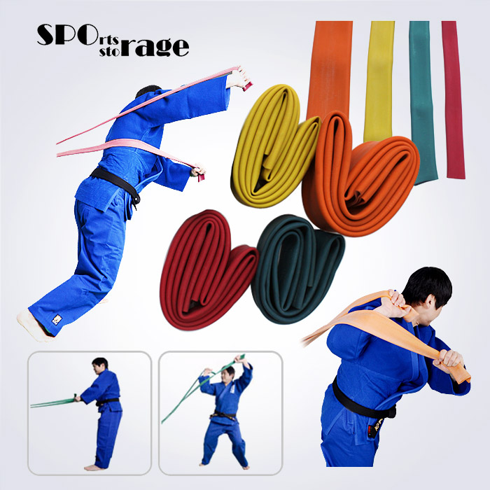 스포리지 한국생산 탄력있고 짱짱한 업어치기,당기기 훈련밴드(유도,레슬링,격투기 홈트레이닝 전신운동)