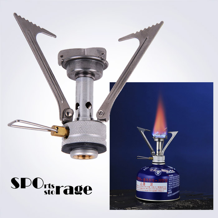 스포리지 초미니 수동형 버너 BRS-1 고장날게 없는 접이식 휴대용 캠핑 스토브