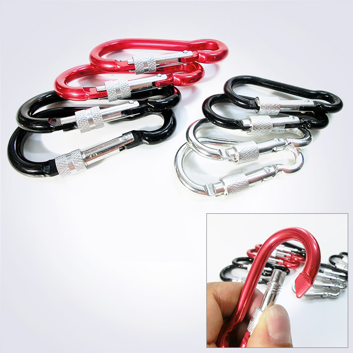 스포리지 알루미늄 스크류 카라비너