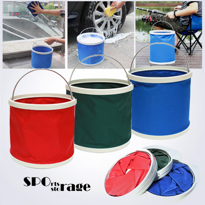 스포리지 튼튼한 고급 방수원단 옥스포드 접이식 설겆이 물통 10L (가격저렴하고 짱짱합니다)