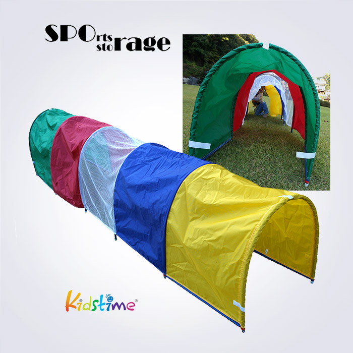 스포리지 대만산 조립식 레인보우 패싱쓰루 플레이 일자형 게임터널