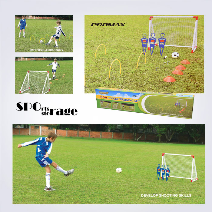 스포리지 품질좋은 대만산 축구기본기 트레이닝 3종세트 (프리킥,드리블,킥 연습세트)