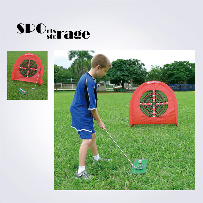 스포리지 품질좋은 대만산 접이식 어프로치 풀세트 (골프타겟,피칭클럽,골프공,바닥매트)
