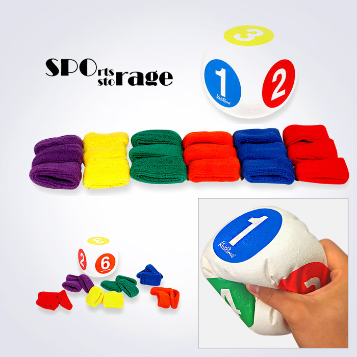 스포리지 품질확실한 대만산 안전한 폼 스캐터볼세트(말랑하고 안전한 주사위,한국산 면밴드세트)