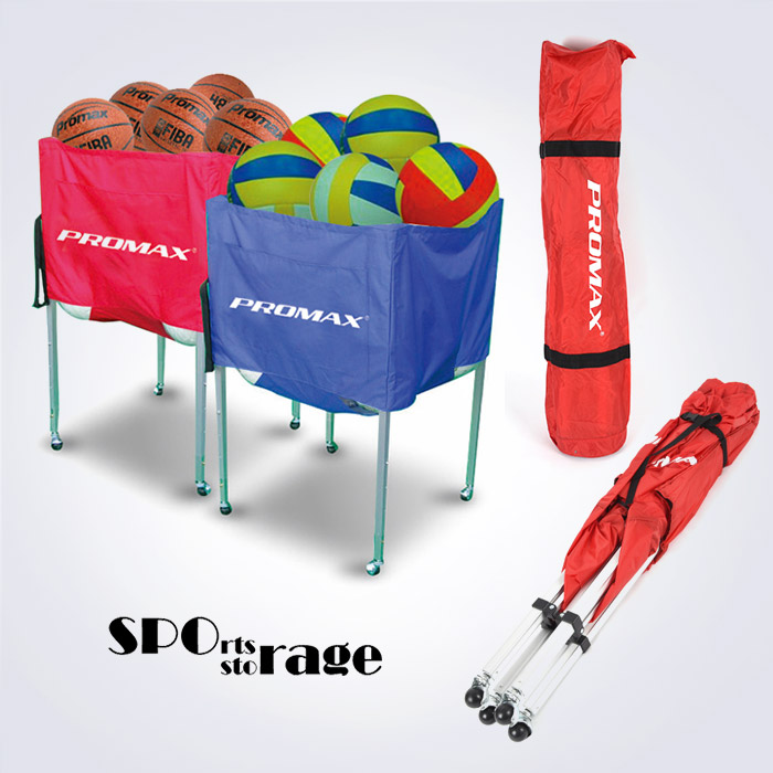 스포리지 품질확실한 대만산 초경량 알루미늄 접이식  볼 보관,운반 바퀴 캐리어