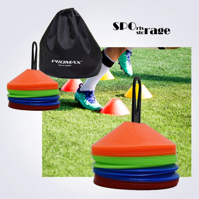 스포리지 대만산 부드럽고 탄력좋은 PVC 소프트 리플렉스 19cm 접시콘 40개세트 (거치대,가방포함)