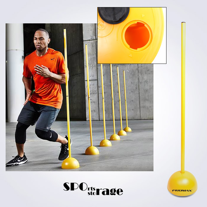 스포리지 대만산 이지스테빌 민첩성,방향전환훈련 샌드 베이스&폴대(폼질좋고 간편한 스피드폴대)