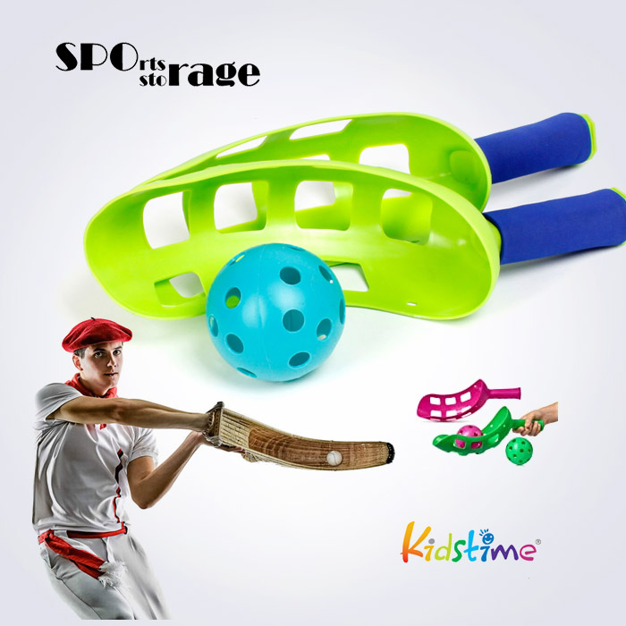 스포리지 신개념 숏스쿠프 캐치볼게임 라켓세트 (공 주고받기 게임세트)
