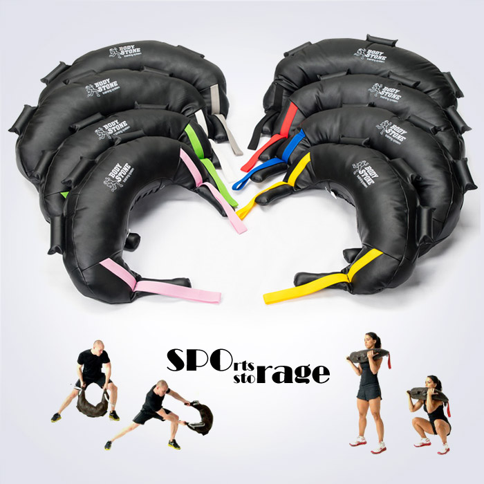 스포리지 튿어지지않는 손잡이 2중보강그립 파워핸들 PU 불가리안백 (홈트레이닝 안전한 아령,덤벨)