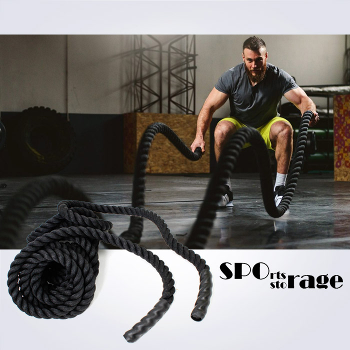 스포리지 대만산 격자꼬임 12m 튜빙핸들 크로스핏 헬스로프(격자꼬음으로 탄탄하고 품질 좋아요)