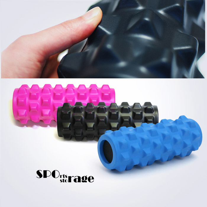 스포리지 EVA폼 마사지 범프폼롤러 (압축EVA 압도적인 시원함,포인트 트리거 스트레칭 맛사지롤러)