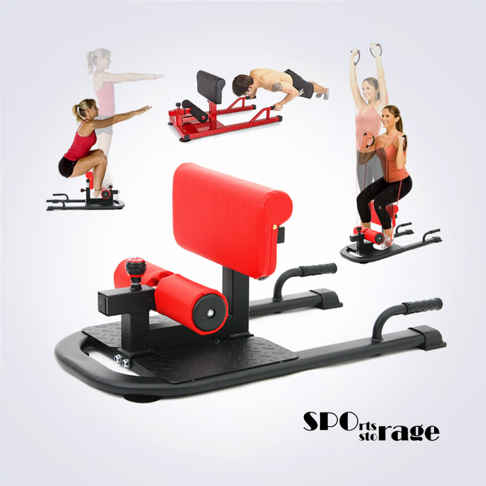 스포리지 홈트레이닝 길고 넓은 안정감있는 와이드형 BT스쿼트 와이드 플랫폼(푸쉬업바,하체운동)