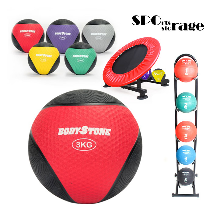 스포리지 넌슬립 물결패턴그립 트레이닝 크레이지 메디신볼 4Kg