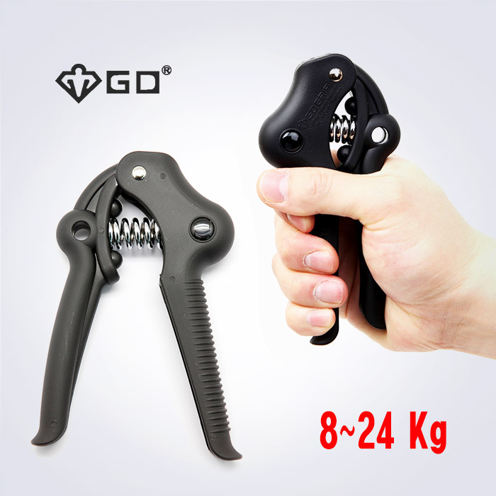 대한민국 특허그립 정품(A/S가능) 품질보증 GD GRIP 3단 (8~24Kg 3단조절 악력기)